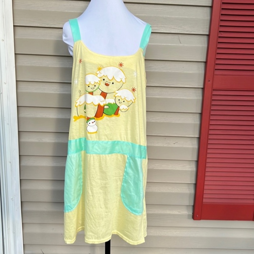 Sindrella womens sleeveless yellow&blue nightgown $5/25